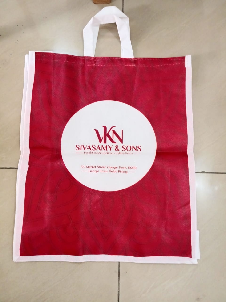 Custom Printed Non Woven Carry Bag