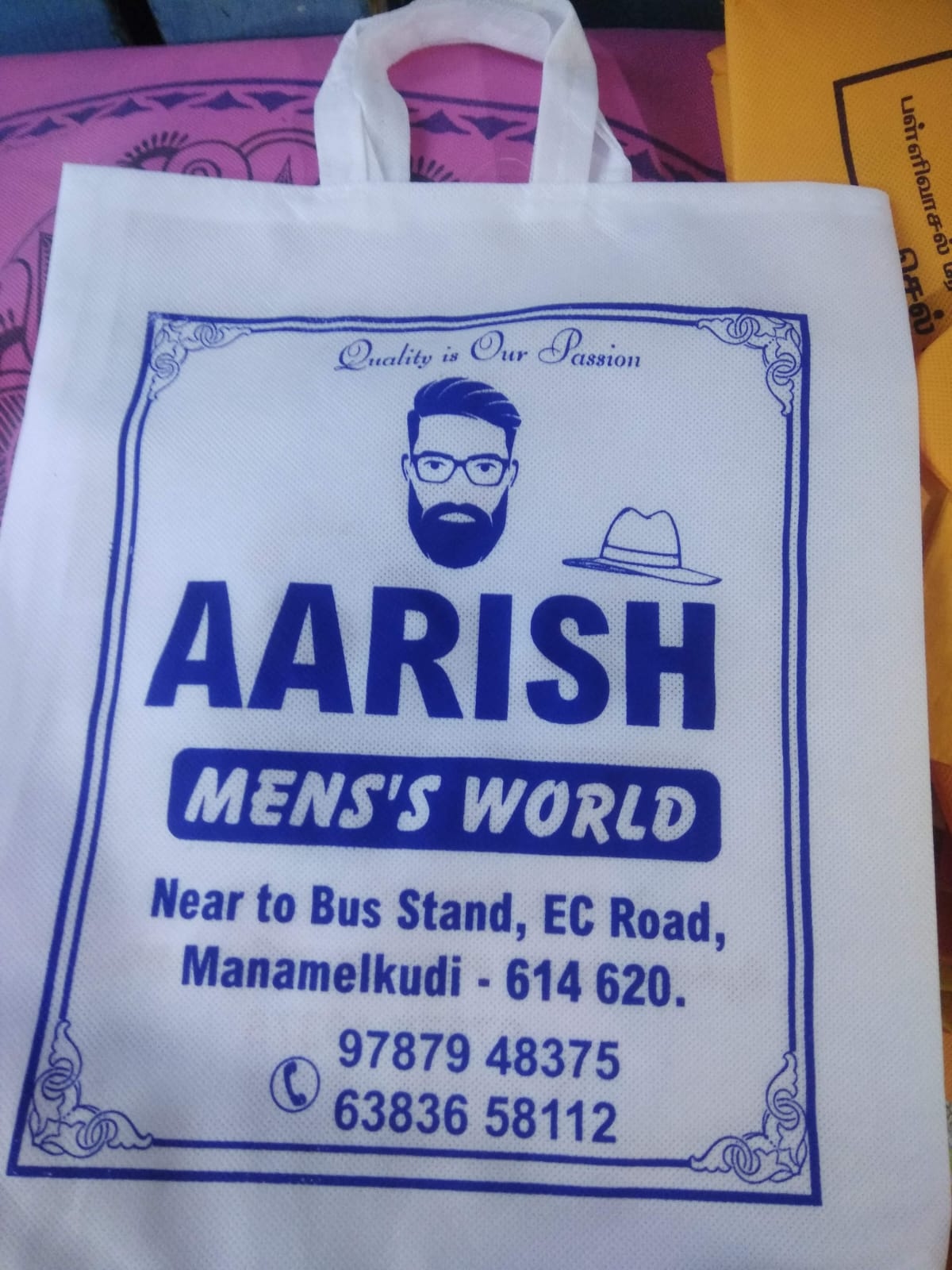 Custom Printed Non Woven Carry Bag