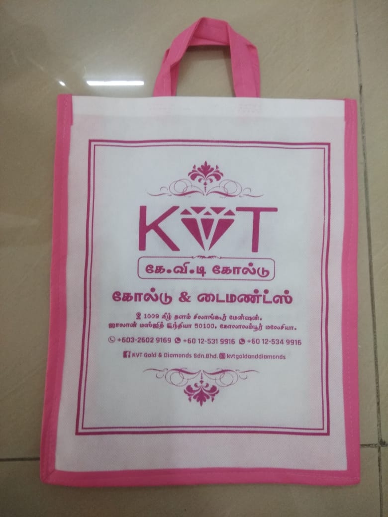 Custom Printed Non Woven Carry Bag