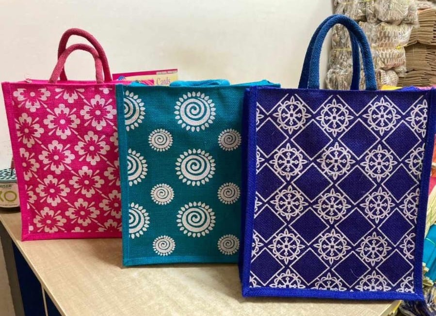 Custom Printed Jute Shopping Bag