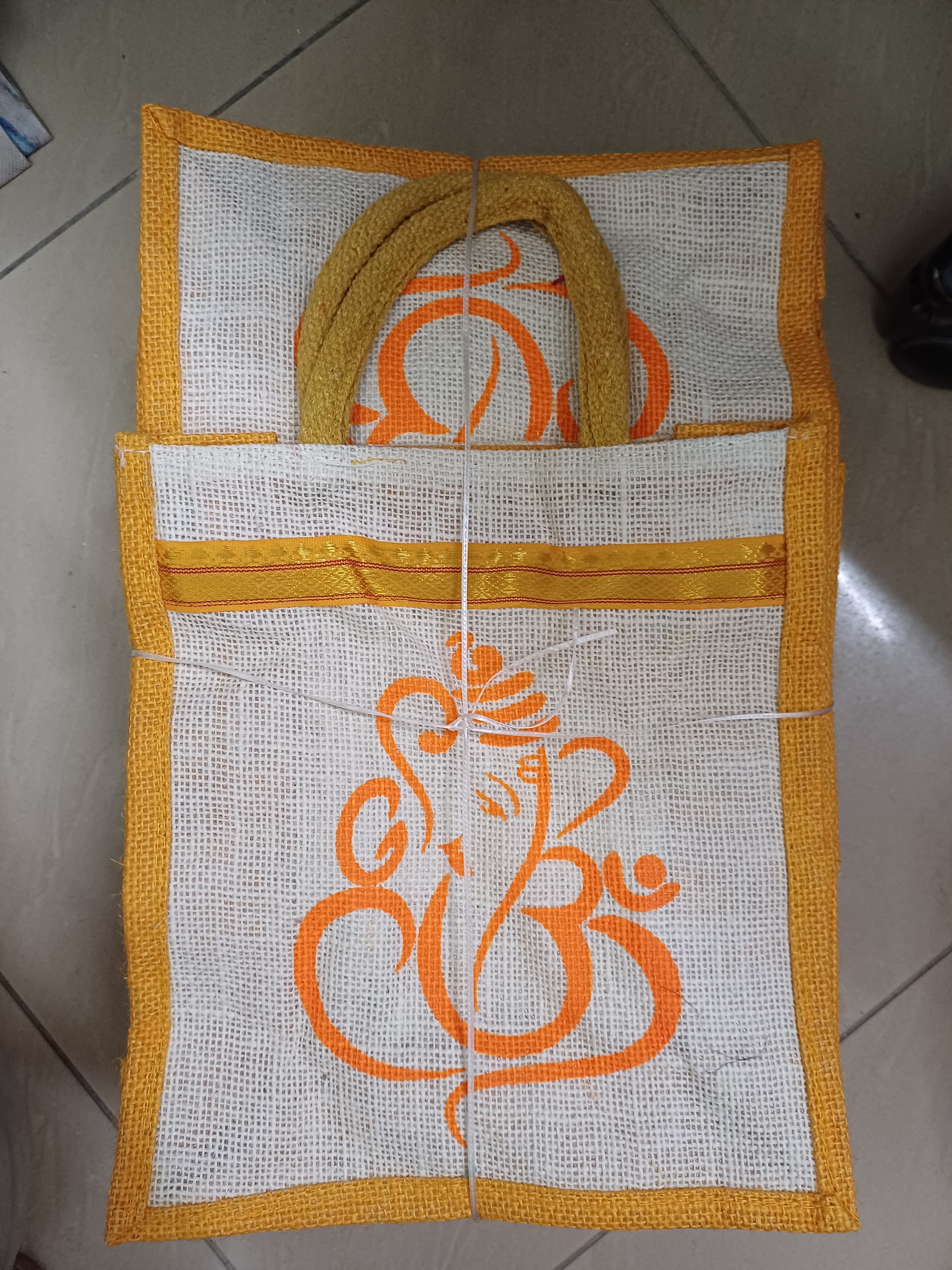 Custom Printed Jute Shopping Bag