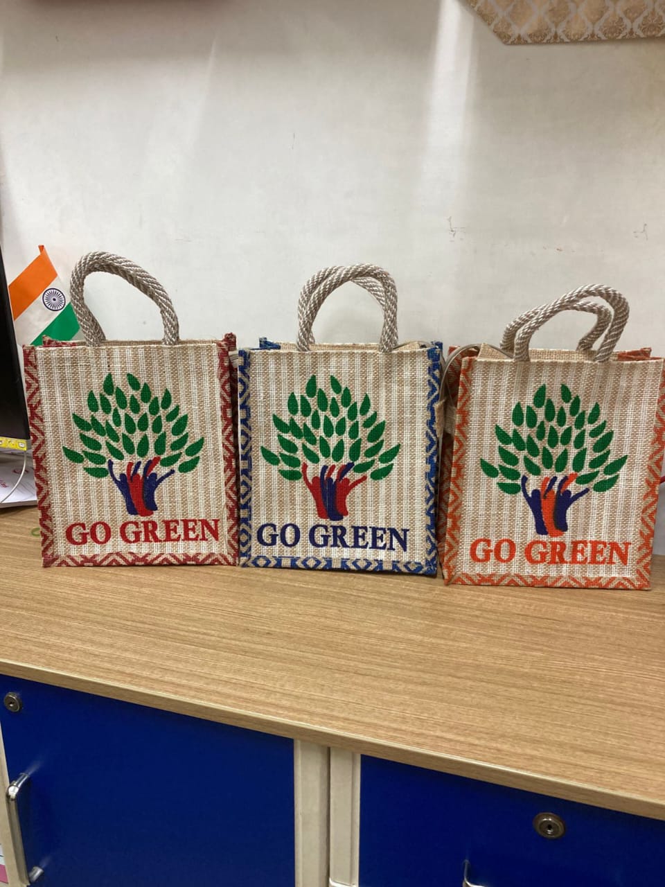 Custom Printed Jute Shopping Bag