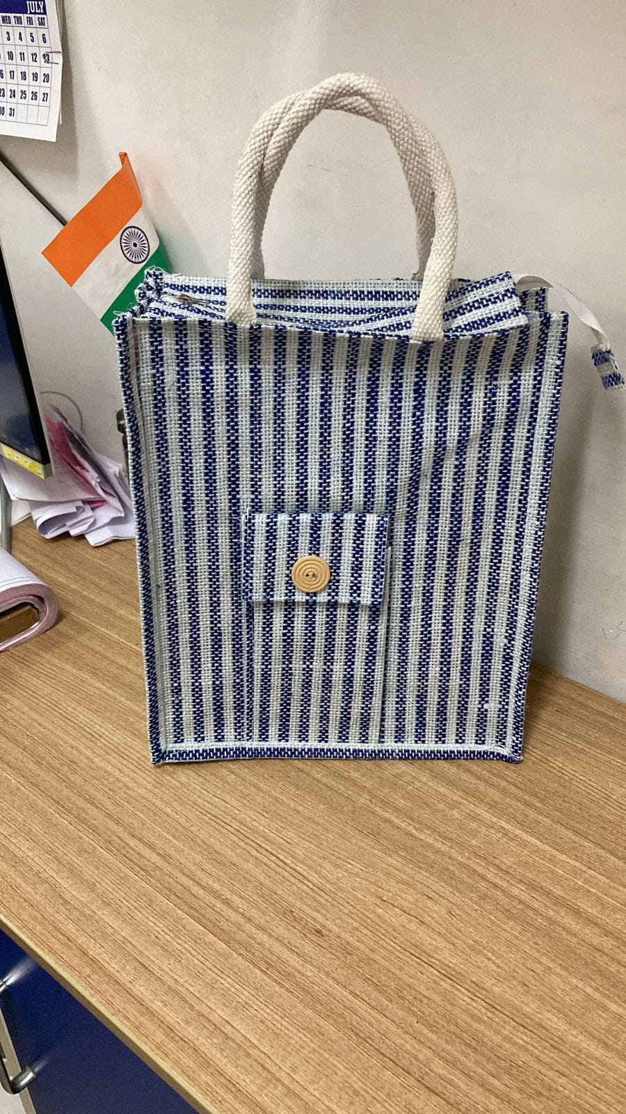Custom Printed Jute Shopping Bag