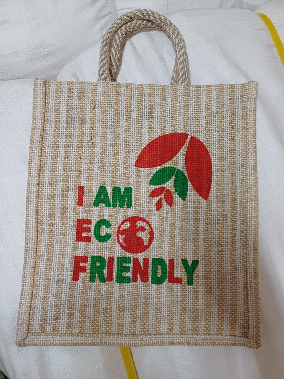 Custom Printed Jute Shopping Bag