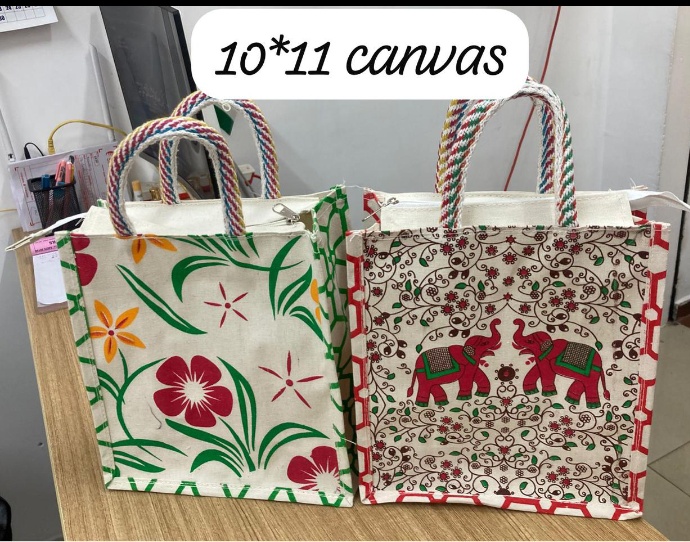 Custom Printed Jute Shopping Bag