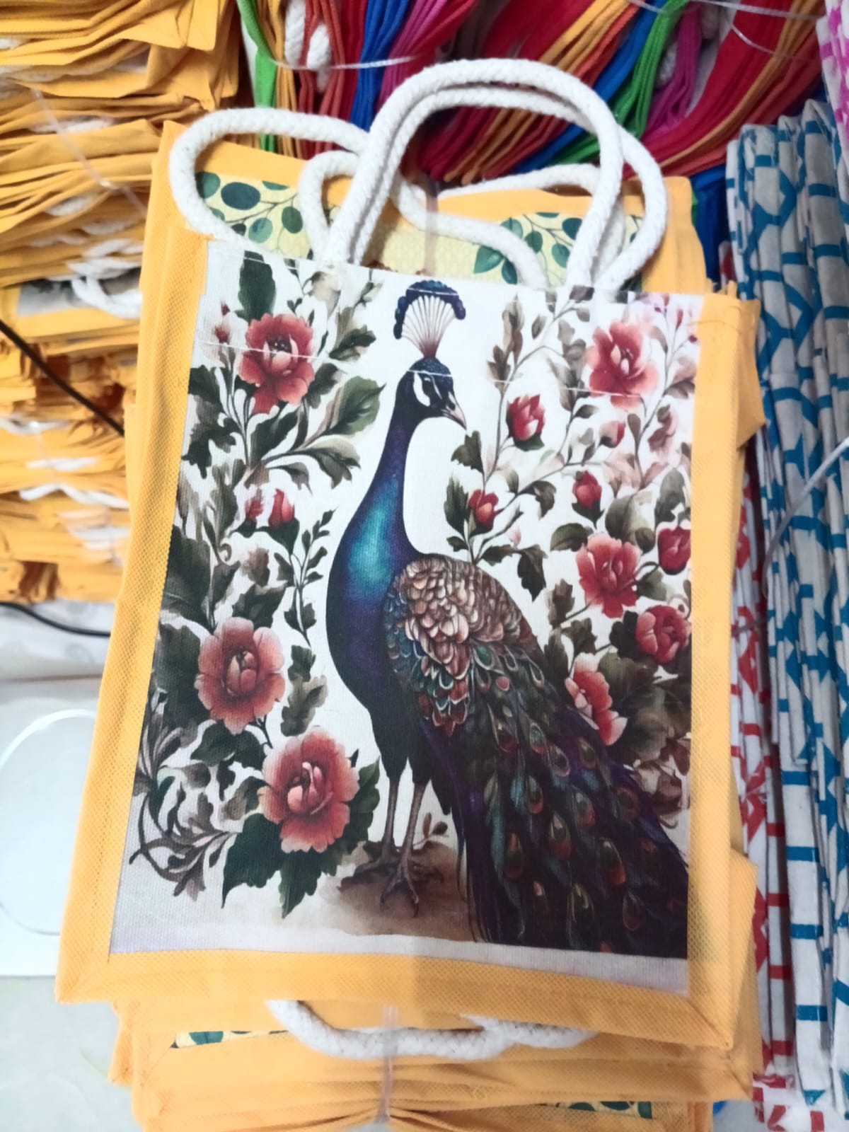 Custom Printed Jute Shopping Bag