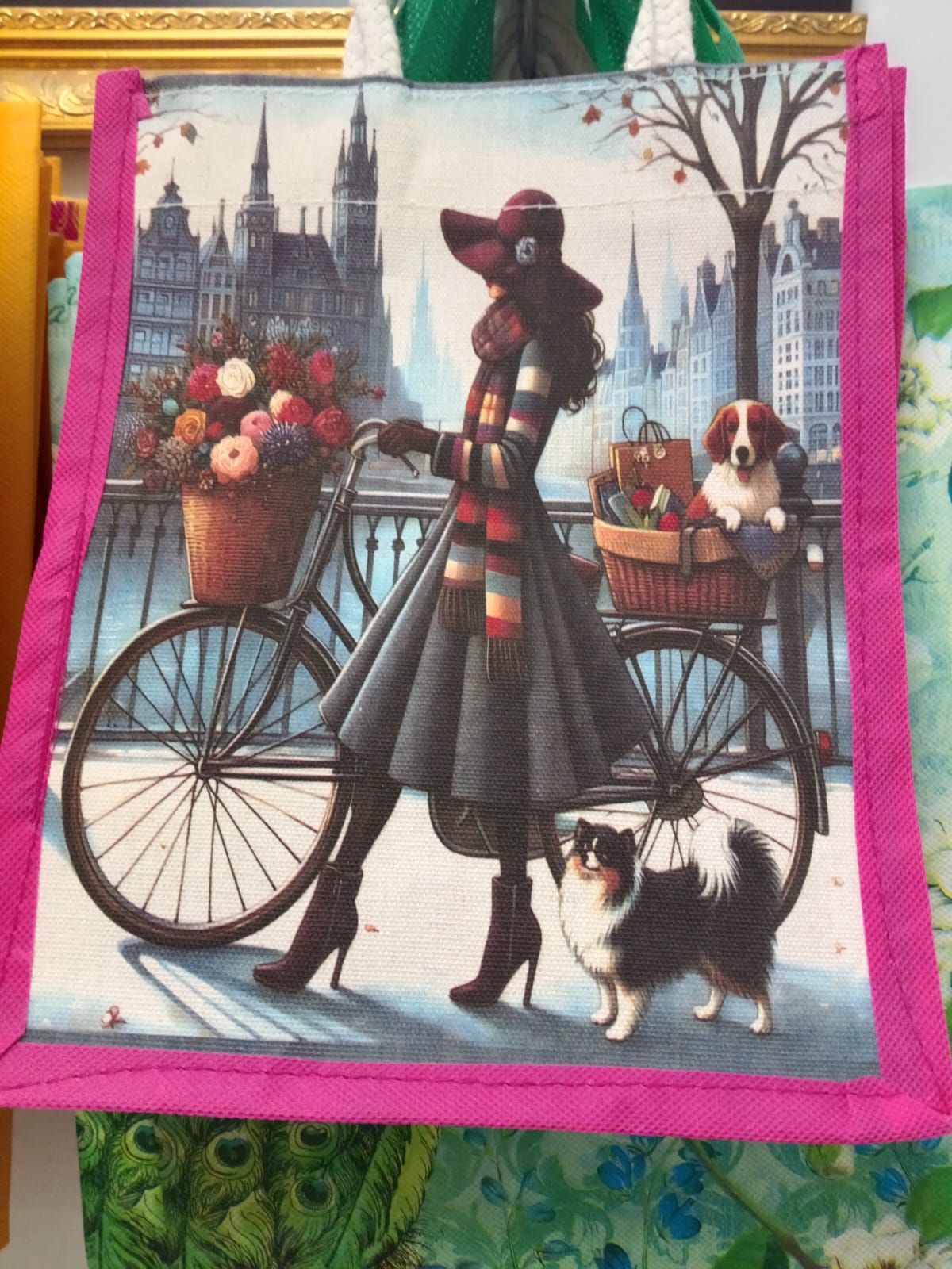 Custom Printed Jute Shopping Bag