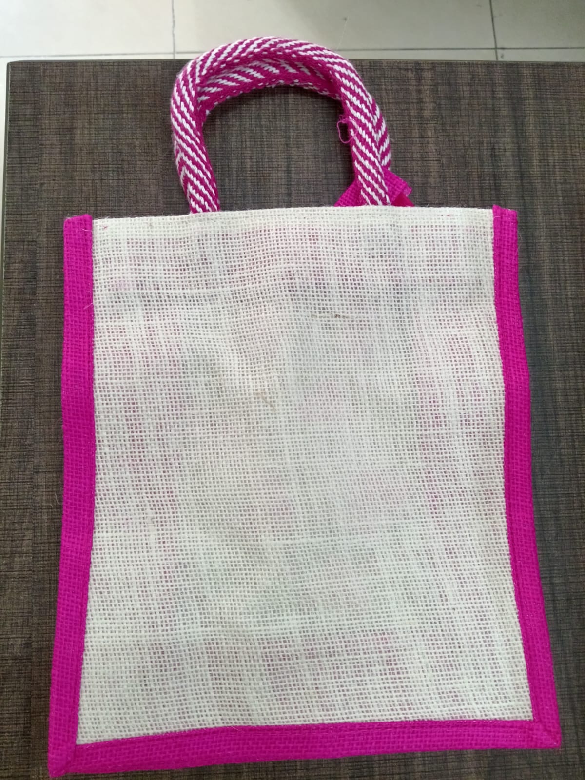 Custom Printed Jute Shopping Bag