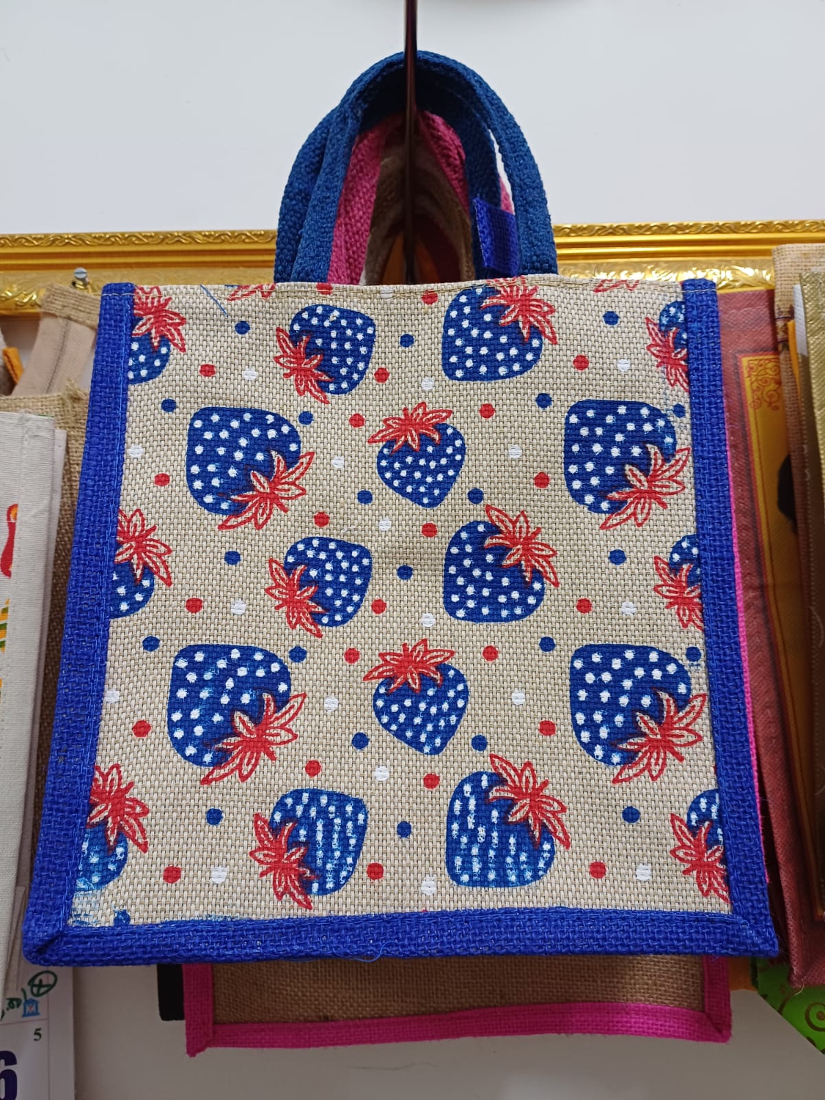 Custom Printed Jute Shopping Bag